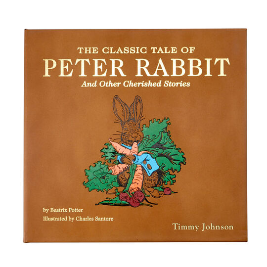 Peter Rabbit Personalized Leather Book